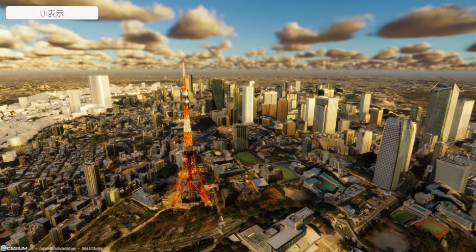 次世代都市視覚化:PLATEAUとCesiumを使った3Dモデルとリアルタイム天気の新標準