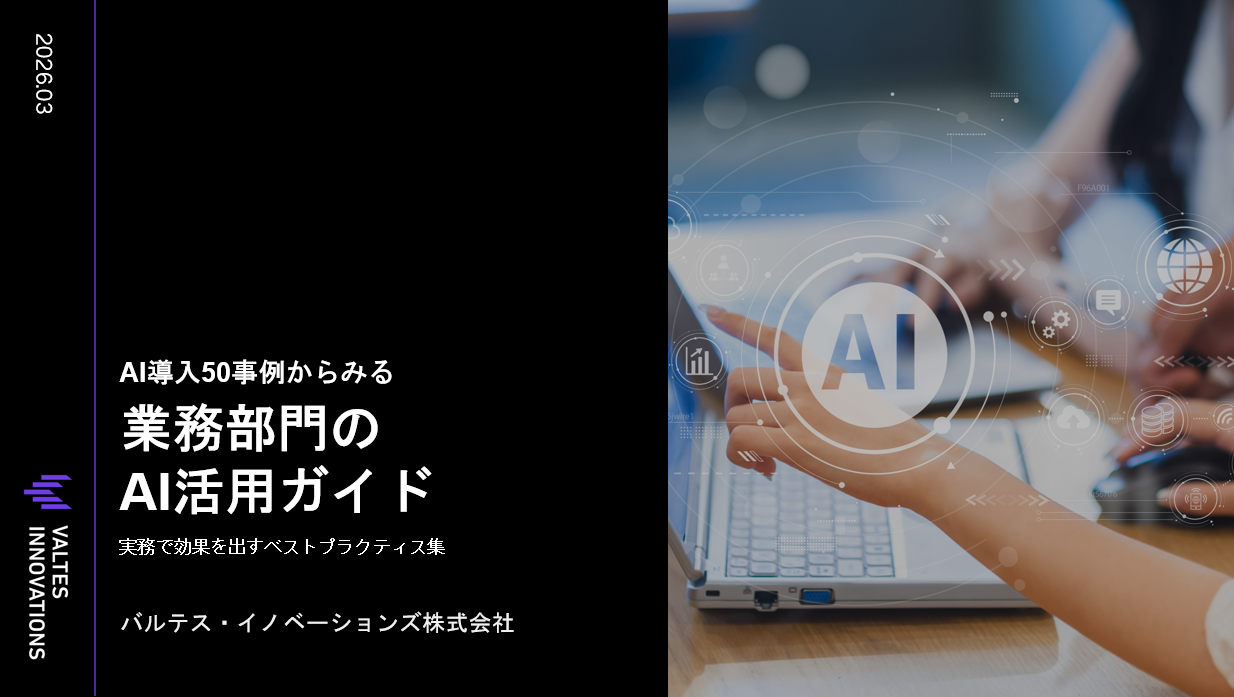 AI導入50事例からみる業務部門のAI活用ガイド